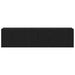 Dulap TV Stejar negru 120x30x30,5 cm Lemn prelucrat - WALTI WALTI