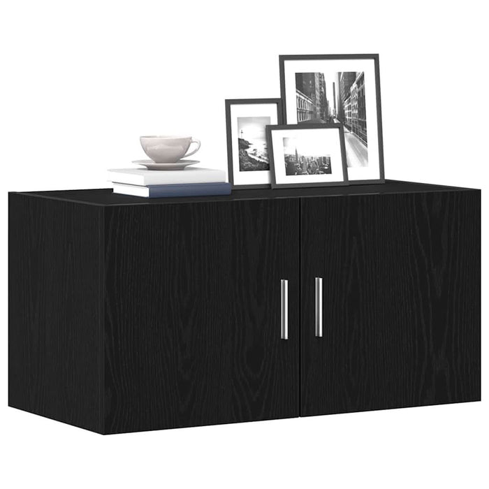 Dulap de perete Stejar negru 80x39x40 cm Lemn prelucrat - WALTI WALTI