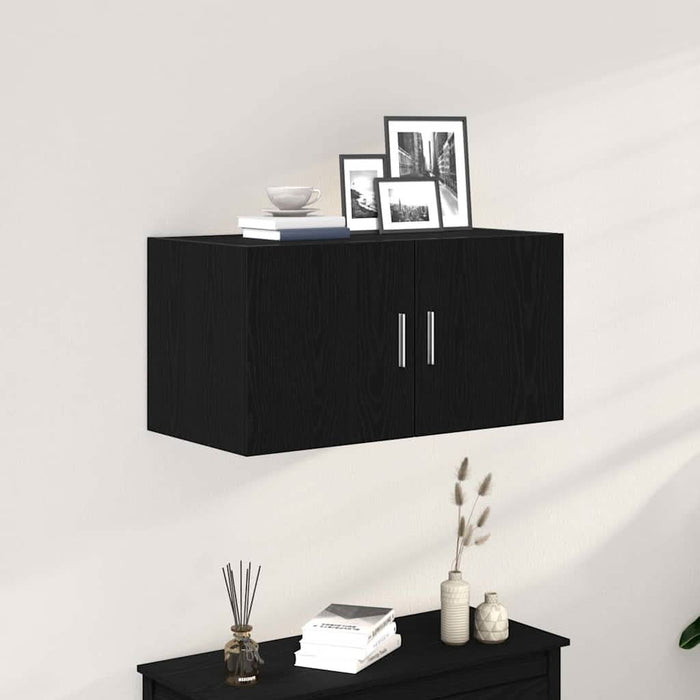 Dulap de perete Stejar negru 80x39x40 cm Lemn prelucrat - WALTI WALTI