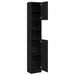 Dulap de baie stejar negru 32x25,5x190 cm lemn prelucrat - WALTI WALTI