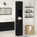 Dulap de baie stejar negru 32x25,5x190 cm lemn prelucrat - WALTI WALTI