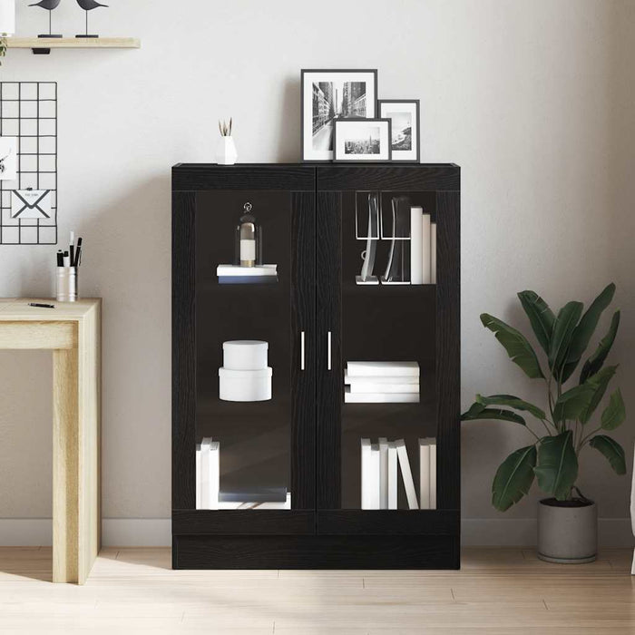 Dulap cu cărți stejar negru 82,5x30,5x115 cm lemn prelucrat - WALTI WALTI