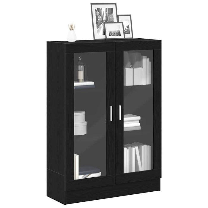 Dulap cu cărți stejar negru 82,5x30,5x115 cm lemn prelucrat - WALTI WALTI