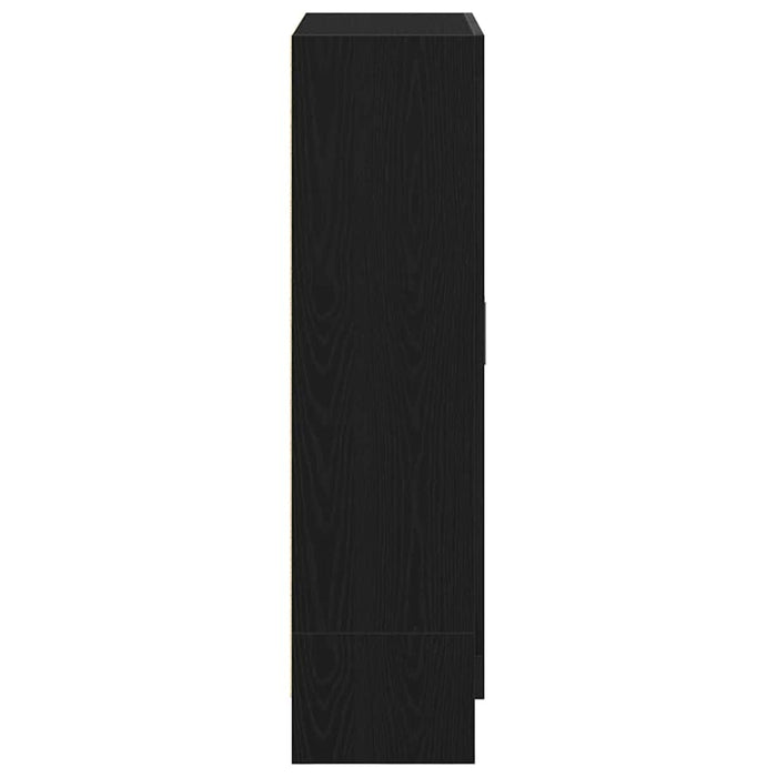 Dulap cu cărți stejar negru 82,5x30,5x115 cm lemn prelucrat - WALTI WALTI