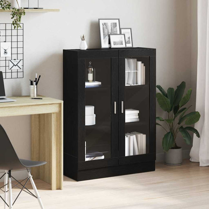 Dulap cu cărți stejar negru 82,5x30,5x115 cm lemn prelucrat - WALTI WALTI