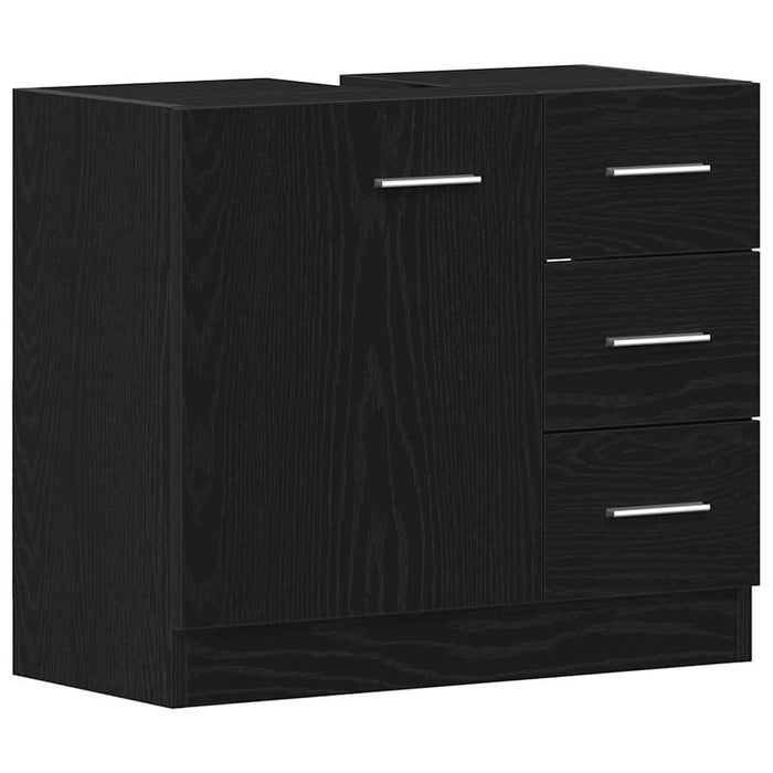 Dulap pentru chiuvetă Stejar negru 63x30x54 cm Lemn prelucrat - WALTI WALTI