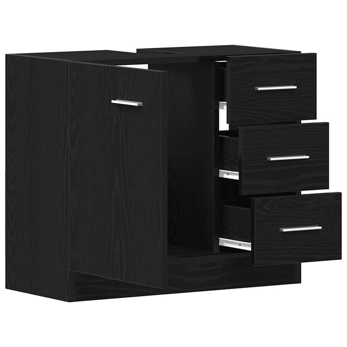 Dulap pentru chiuvetă Stejar negru 63x30x54 cm Lemn prelucrat - WALTI WALTI