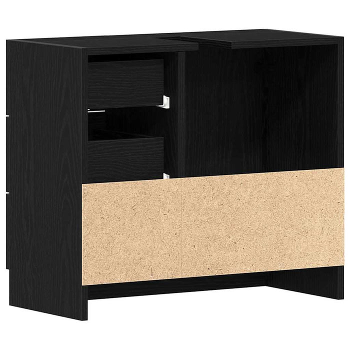 Dulap pentru chiuvetă Stejar negru 63x30x54 cm Lemn prelucrat - WALTI WALTI