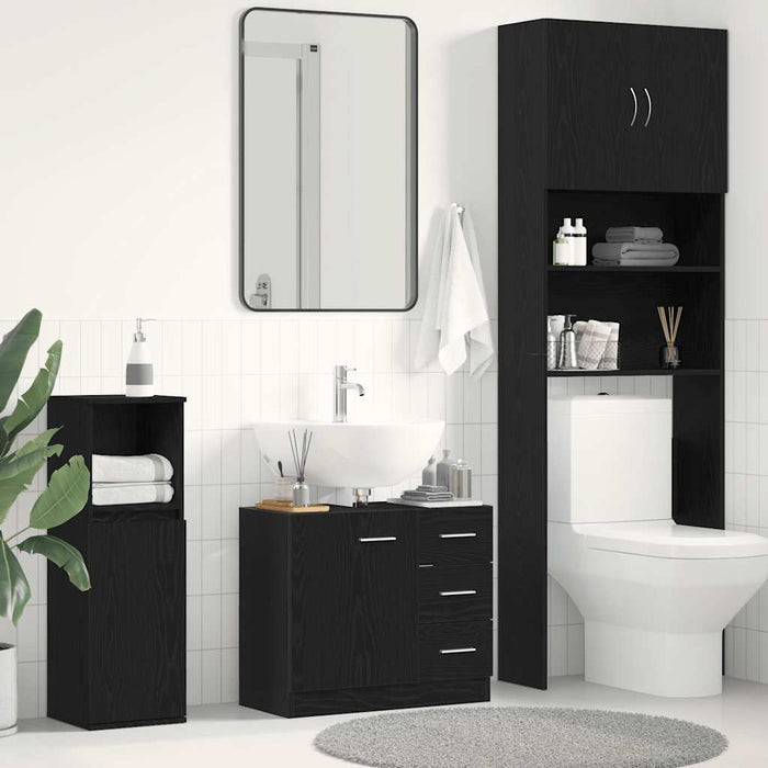 Dulap pentru chiuvetă Stejar negru 63x30x54 cm Lemn prelucrat - WALTI WALTI
