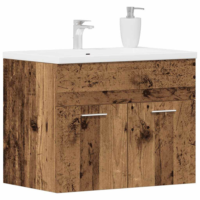 Dulap chiuvetă baie, lemn vechi, 60x38,5x46 cm, lemn prelucrat - WALTI WALTI