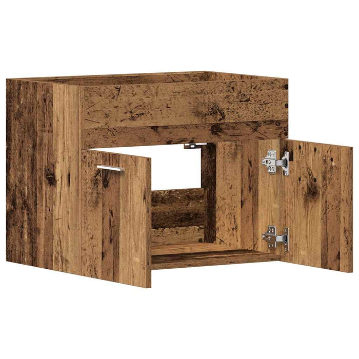 Dulap chiuvetă baie, lemn vechi, 60x38,5x46 cm, lemn prelucrat - WALTI WALTI