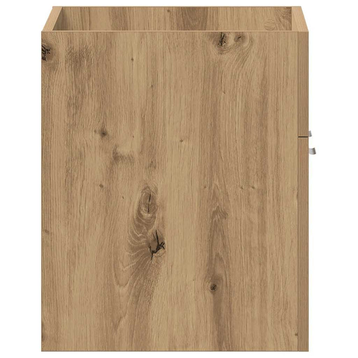 Dulap chiuvetă baie, stejar artizanal, 60x38,5x46 cm, lemn - WALTI WALTI