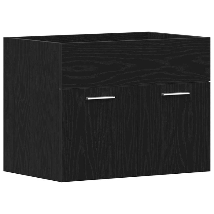 Dulap chiuvetă baie, stejar negru, 60x38,5x46cm, lemn prelucrat - WALTI WALTI
