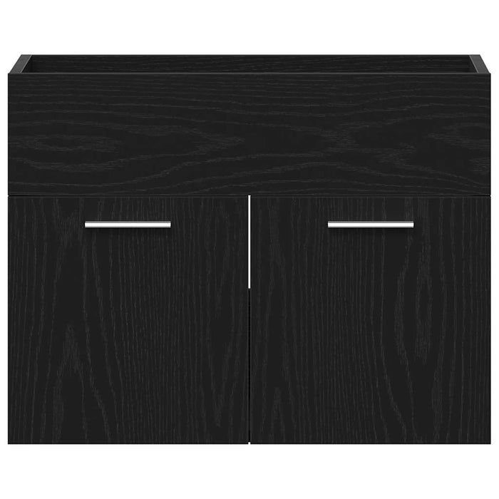 Dulap chiuvetă baie, stejar negru, 60x38,5x46cm, lemn prelucrat - WALTI WALTI