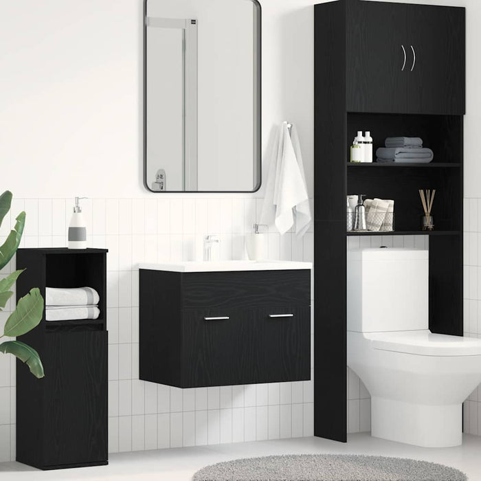 Dulap chiuvetă baie, stejar negru, 60x38,5x46cm, lemn prelucrat - WALTI WALTI