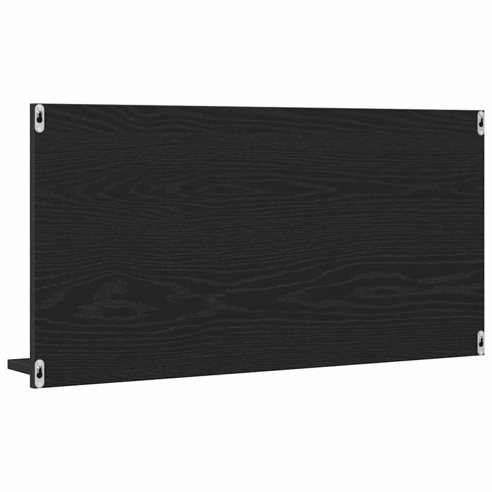 Dulap cu oglindă pentru baie, stejar negru, 90x11x45 cm, lemn stratificat - WALTI WALTI
