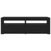 Dulap TV cu LED stejar negru 120x35x40 cm lemn prelucrat - WALTI WALTI