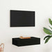 Comodă TV cu lumini LED, stejar negru, 60x35x15,5 cm - WALTI WALTI