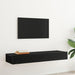 Mobilier TV cu lumini LED, 2 buc., stejar negru, 60x35x15,5 cm - WALTI WALTI
