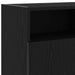 Dulap TV cu LED stejar negru 120x30x50 cm lemn prelucrat - WALTI WALTI
