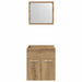 Set mobilier de baie, 2 piese, stejar artizanal, lemn prelucrat - WALTI WALTI
