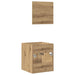 Set mobilier de baie, 2 piese, stejar artizanal, lemn prelucrat - WALTI WALTI