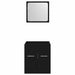 Set de mobilier de baie din 2 piese din lemn de stejar negru - WALTI WALTI