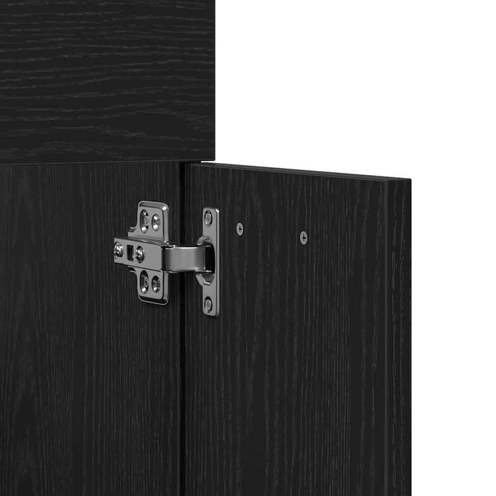 Set de mobilier de baie din 2 piese din lemn de stejar negru - WALTI WALTI