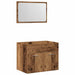 Set mobilier de baie, 2 piese, lemn vechi, lemn prelucrat - WALTI WALTI