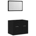 Set de mobilier de baie din 2 piese din lemn de stejar negru - WALTI WALTI