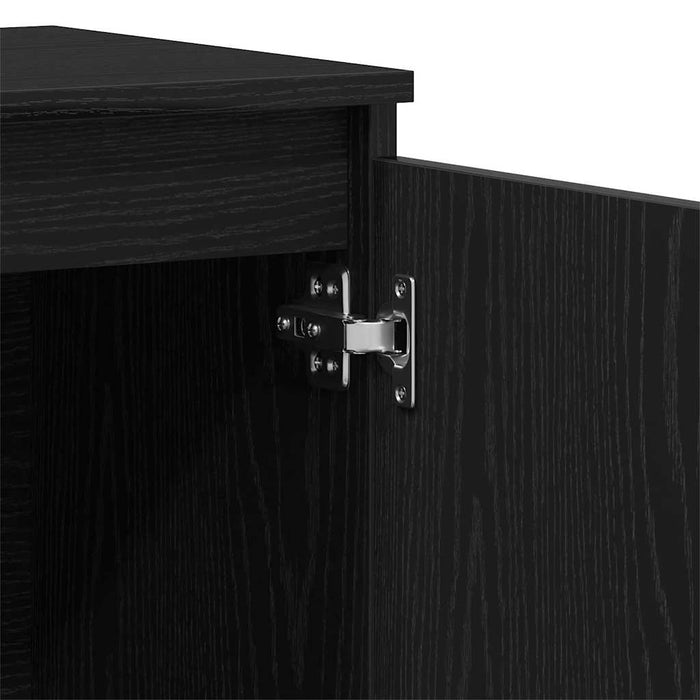Bufet cu sertar Negru 102 x 35 x 60 cm Lemn compozit - WALTI WALTI