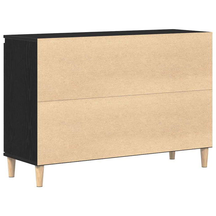 Bufet cu sertar Negru 102 x 35 x 60 cm Lemn compozit - WALTI WALTI