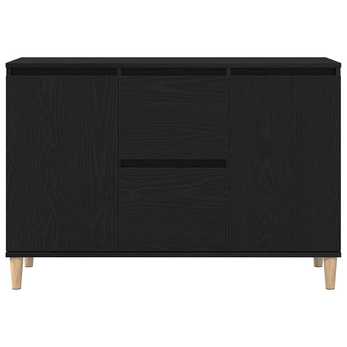 Bufet cu sertar Negru 102 x 35 x 60 cm Lemn compozit - WALTI WALTI