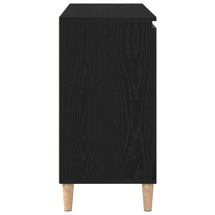 Bufet cu sertar Negru 102 x 35 x 60 cm Lemn compozit - WALTI WALTI