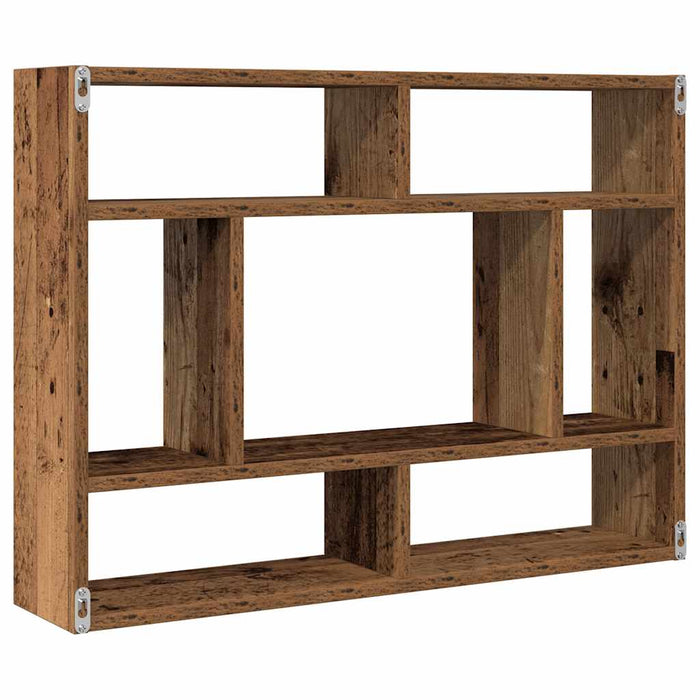 Raft de perete, lemn vechi, 75x16x55 cm, lemn prelucrat - WALTI WALTI