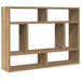 Raft de perete, stejar artizanal, 75x16x55 cm, lemn prelucrat - WALTI WALTI