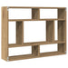 Raft de perete, stejar artizanal, 75x16x55 cm, lemn prelucrat - WALTI WALTI