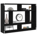Raft de perete, stejar negru, 75x16x55 cm, lemn prelucrat - WALTI WALTI