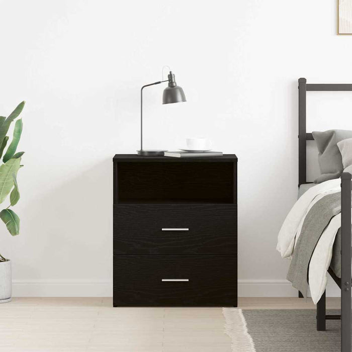Noptieră cu sertar Stejar Negru 50 x 32 x 60cm Lemn compozit - WALTI WALTI