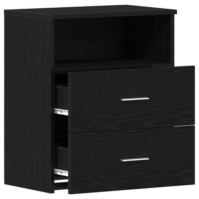 Noptieră cu sertar Stejar Negru 50 x 32 x 60cm Lemn compozit - WALTI WALTI