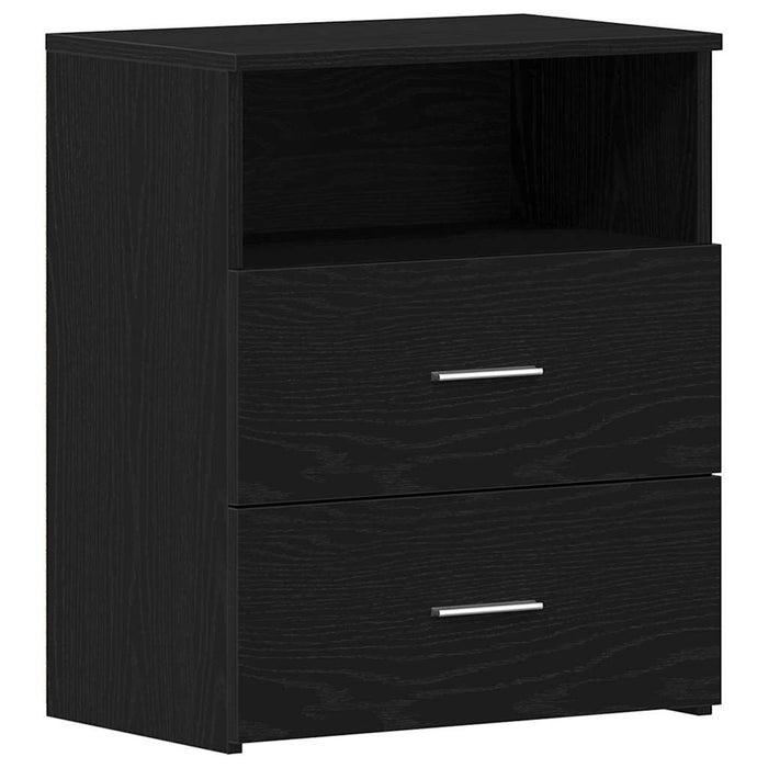 Noptieră 2 pcs Stejar Negru 50 x 32 x 60cm Lemn compozit - WALTI WALTI