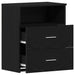 Noptieră 2 pcs Stejar Negru 50 x 32 x 60cm Lemn compozit - WALTI WALTI