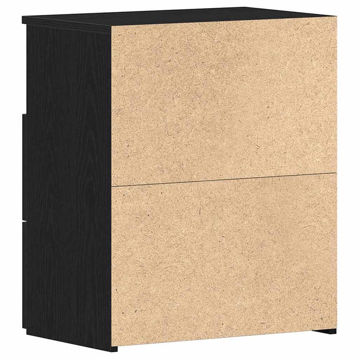 Noptieră 2 pcs Stejar Negru 50 x 32 x 60cm Lemn compozit - WALTI WALTI
