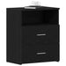 Noptieră 2 pcs Stejar Negru 50 x 32 x 60cm Lemn compozit - WALTI WALTI