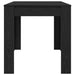 Masă de dining Stejar Negru 140 x 74,5 x 76 cm poliratan - WALTI WALTI