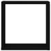 Rafturi de perete cub 4 buc. stejar negru, 30x15x30 cm lemn - WALTI WALTI