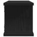 Rafturi de perete 2 buc Stejar negru 75x18x20 cm Lemn prelucrat - WALTI WALTI