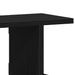 Rafturi de perete 2 buc Stejar negru 75x18x20 cm Lemn prelucrat - WALTI WALTI