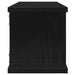 Rafturi de perete 2 buc Stejar negru 105x18x2 cm Lemn prelucrat - WALTI WALTI