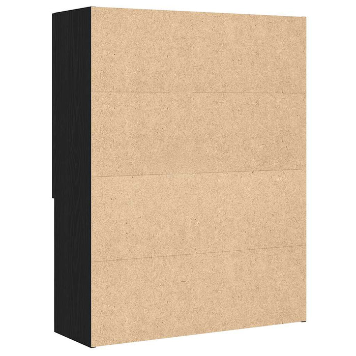 Dulap mașină de spălat stejar negru 70,5x25,5x90 cm - WALTI WALTI